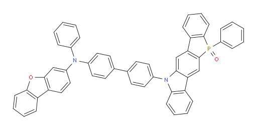 5-(4'-(dibenzo[b,d]furan-3-yl(phenyl)amino)-[1,1'-biphenyl]-4-yl)-11-phenyl-5,11-dihydrophosphindolo[3,2-b]carbazole 11-oxide