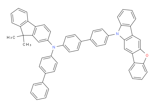 N-(4'-(11H-benzofuro[3,2-b]carbazol-11-yl)-[1,1'-biphenyl]-4-yl)-N-([1,1'-biphenyl]-4-yl)-9,9-dimethyl-9H-fluoren-2-amine