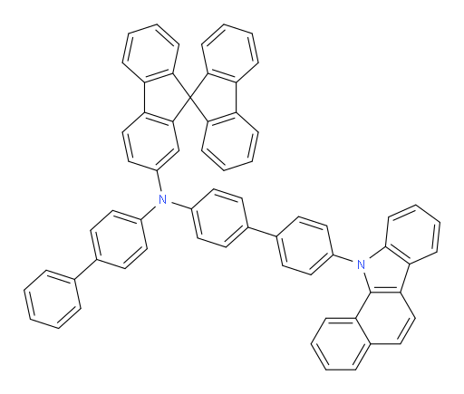 N-(4'-(11H-benzo[a]carbazol-11-yl)-[1,1'-biphenyl]-4-yl)-N-([1,1'-biphenyl]-4-yl)-9,9'-spirobi[fluoren]-2-amine