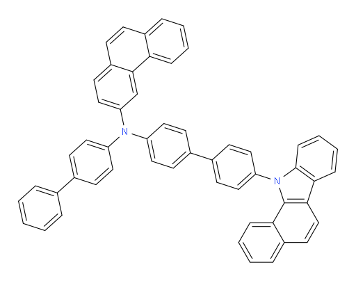 N-(4'-(11H-benzo[a]carbazol-11-yl)-[1,1'-biphenyl]-4-yl)-N-([1,1'-biphenyl]-4-yl)phenanthren-3-amine