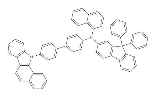 N-(4'-(11H-benzo[a]carbazol-11-yl)-[1,1'-biphenyl]-4-yl)-N-(naphthalen-1-yl)-9,9-diphenyl-9H-fluoren-2-amine
