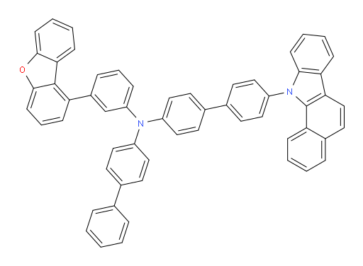 N-([1,1'-biphenyl]-4-yl)-4'-(11H-benzo[a]carbazol-11-yl)-N-(3-(dibenzo[b,d]furan-1-yl)phenyl)-[1,1'-biphenyl]-4-amine