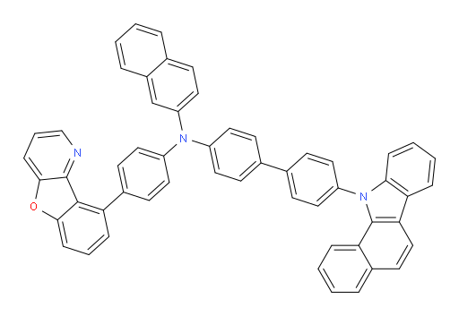 N-(4'-(11H-benzo[a]carbazol-11-yl)-[1,1'-biphenyl]-4-yl)-N-(4-(benzofuro[3,2-b]pyridin-9-yl)phenyl)naphthalen-2-amine