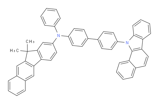 N-(4'-(11H-benzo[a]carbazol-11-yl)-[1,1'-biphenyl]-4-yl)-11,11-dimethyl-N-phenyl-11H-benzo[b]fluoren-2-amine