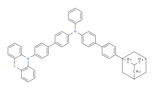 N-(4'-(10H-phenothiazin-10-yl)-[1,1'-biphenyl]-4-yl)-4'-(adamantan-1-yl)-N-phenyl-[1,1'-biphenyl]-4-amine