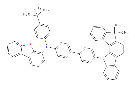N-(4-(tert-butyl)phenyl)-N-(4'-(7,7-dimethylindeno[1,2-a]carbazol-12(7H)-yl)-[1,1'-biphenyl]-4-yl)dibenzo[b,d]furan-4-amine