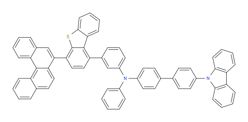 N-(3-(4-(benzo[c]phenanthren-6-yl)dibenzo[b,d]thiophen-1-yl)phenyl)-4'-(9H-carbazol-9-yl)-N-phenyl-[1,1'-biphenyl]-4-amine