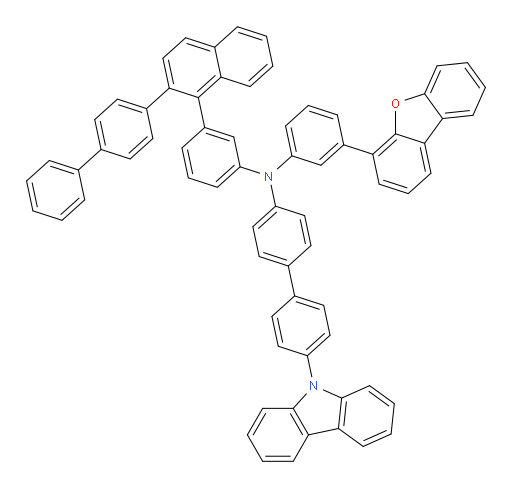 N-(3-(2-([1,1'-biphenyl]-4-yl)naphthalen-1-yl)phenyl)-4'-(9H-carbazol-9-yl)-N-(3-(dibenzo[b,d]furan-4-yl)phenyl)-[1,1'-biphenyl]-4-amine