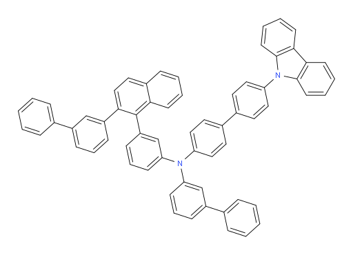 N-(4'-(9H-carbazol-9-yl)-[1,1'-biphenyl]-4-yl)-N-(3-(2-([1,1'-biphenyl]-3-yl)naphthalen-1-yl)phenyl)-[1,1'-biphenyl]-3-amine