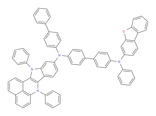 N4-([1,1'-biphenyl]-4-yl)-N4'-(dibenzo[b,d]furan-3-yl)-N4-(7,12-diphenyl-7,12-dihydrobenzo[de]indolo[3,2-b]quinolin-10-yl)-N4'-phenyl-[1,1'-biphenyl]-4,4'-diamine