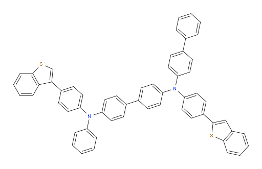 N4-([1,1'-biphenyl]-4-yl)-N4-(4-(benzo[b]thiophen-2-yl)phenyl)-N4'-(4-(benzo[b]thiophen-3-yl)phenyl)-N4'-phenyl-[1,1'-biphenyl]-4,4'-diamine