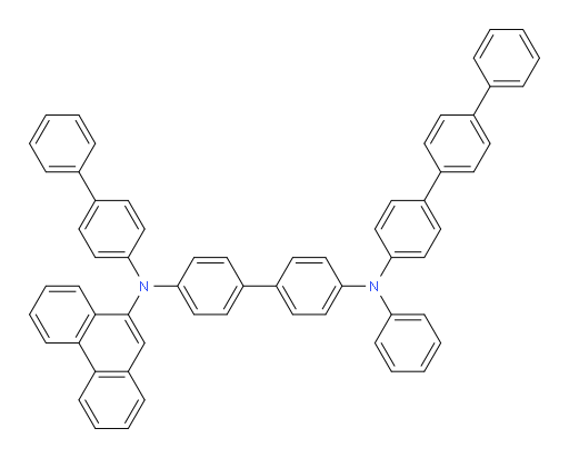 N4-([1,1'-biphenyl]-4-yl)-N4'-([1,1':4',1''-terphenyl]-4-yl)-N4-(phenanthren-9-yl)-N4'-phenyl-[1,1'-biphenyl]-4,4'-diamine