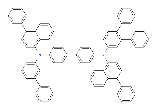 N4-([1,1'-biphenyl]-3-yl)-N4'-([1,1':2',1''-terphenyl]-4'-yl)-N4,N4'-bis(4-phenylnaphthalen-1-yl)-[1,1'-biphenyl]-4,4'-diamine