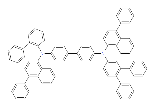 N4-([1,1'-biphenyl]-2-yl)-N4'-([1,1':2',1''-terphenyl]-4'-yl)-N4,N4'-bis(4-phenylnaphthalen-1-yl)-[1,1'-biphenyl]-4,4'-diamine