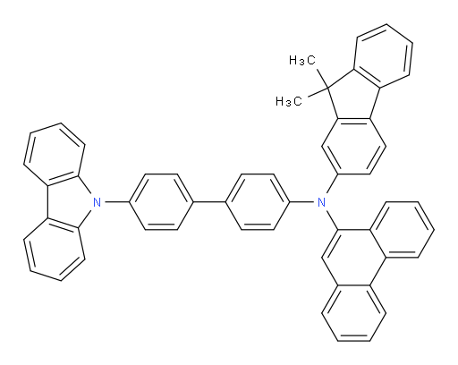 N-(4'-(9H-carbazol-9-yl)-[1,1'-biphenyl]-4-yl)-N-(9,9-dimethyl-9H-fluoren-2-yl)phenanthren-9-amine