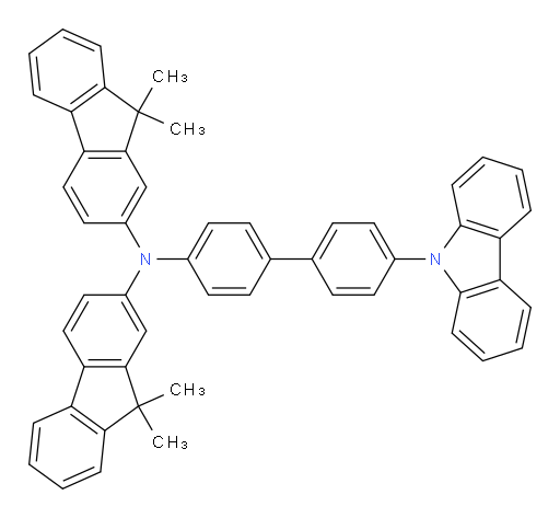 N-(4'-(9H-carbazol-9-yl)-[1,1'-biphenyl]-4-yl)-N-(9,9-dimethyl-9H-fluoren-2-yl)-9,9-dimethyl-9H-fluoren-2-amine