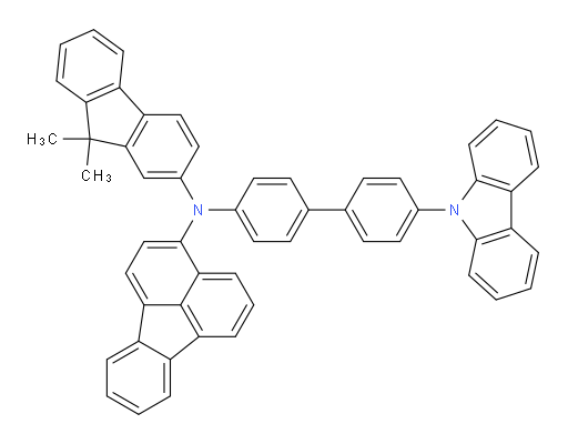 N-(4'-(9H-carbazol-9-yl)-[1,1'-biphenyl]-4-yl)-N-(9,9-dimethyl-9H-fluoren-2-yl)fluoranthen-3-amine