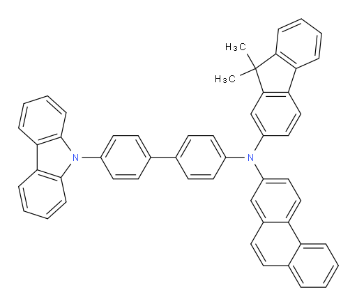 N-(4'-(9H-carbazol-9-yl)-[1,1'-biphenyl]-4-yl)-N-(9,9-dimethyl-9H-fluoren-2-yl)phenanthren-2-amine