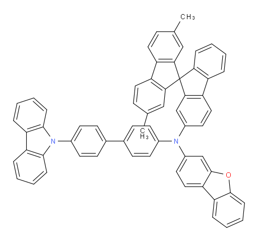 N-(4'-(9H-carbazol-9-yl)-[1,1'-biphenyl]-4-yl)-N-(2',7'-dimethyl-9,9'-spirobi[fluoren]-2-yl)dibenzo[b,d]furan-3-amine