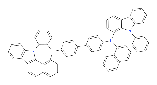 N-(4'-(4H-4,8b-diazaindeno[1,2,3-gh]pleiaden-4-yl)-[1,1'-biphenyl]-4-yl)-N-(naphthalen-1-yl)-9-phenyl-9H-carbazol-1-amine