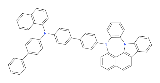 N-(4'-(4H-4,8b-diazaindeno[1,2,3-gh]pleiaden-4-yl)-[1,1'-biphenyl]-4-yl)-N-([1,1'-biphenyl]-4-yl)naphthalen-1-amine