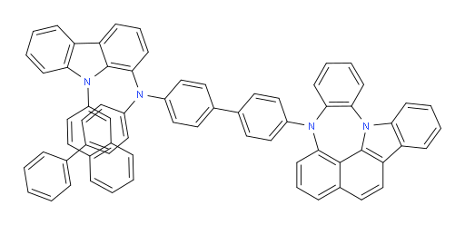 N-(4'-(4H-4,8b-diazaindeno[1,2,3-gh]pleiaden-4-yl)-[1,1'-biphenyl]-4-yl)-N-([1,1'-biphenyl]-4-yl)-9-(naphthalen-2-yl)-9H-carbazol-1-amine