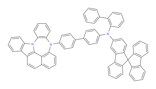 N-(4'-(4H-4,8b-diazaindeno[1,2,3-gh]pleiaden-4-yl)-[1,1'-biphenyl]-4-yl)-N-([1,1'-biphenyl]-2-yl)-9,9'-spirobi[fluoren]-3-amine