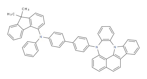 N-(4'-(4H-4,8b-diazaindeno[1,2,3-gh]pleiaden-4-yl)-[1,1'-biphenyl]-4-yl)-9,9-dimethyl-N-phenyl-9H-fluoren-4-amine