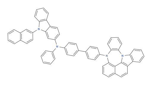 N-(4'-(4H-4,8b-diazaindeno[1,2,3-gh]pleiaden-4-yl)-[1,1'-biphenyl]-4-yl)-9-(naphthalen-2-yl)-N-phenyl-9H-carbazol-2-amine