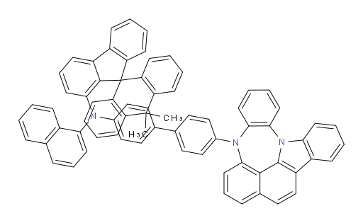 N-(4'-(4H-4,8b-diazaindeno[1,2,3-gh]pleiaden-4-yl)-[1,1'-biphenyl]-4-yl)-10,10-dimethyl-N-(naphthalen-1-yl)-10H-spiro[anthracene-9,9'-fluoren]-1'-amine