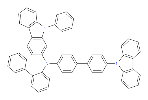 N-(4'-(9H-carbazol-9-yl)-[1,1'-biphenyl]-4-yl)-N-([1,1'-biphenyl]-2-yl)-9-phenyl-9H-carbazol-2-amine