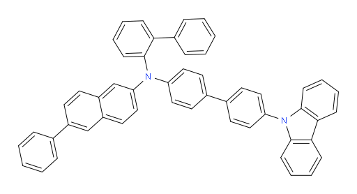 N-(4'-(9H-carbazol-9-yl)-[1,1'-biphenyl]-4-yl)-N-([1,1'-biphenyl]-2-yl)-6-phenylnaphthalen-2-amine