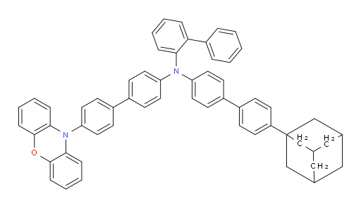 N-(4'-(10H-phenoxazin-10-yl)-[1,1'-biphenyl]-4-yl)-N-(4'-(adamantan-1-yl)-[1,1'-biphenyl]-4-yl)-[1,1'-biphenyl]-2-amine