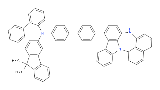 N-(4'-(4H-naphtho[1',8':5,6,7][1,4]diazepino[3,2,1-jk]carbazol-7-yl)-[1,1'-biphenyl]-4-yl)-N-([1,1'-biphenyl]-2-yl)-9,9-dimethyl-9H-fluoren-3-amine
