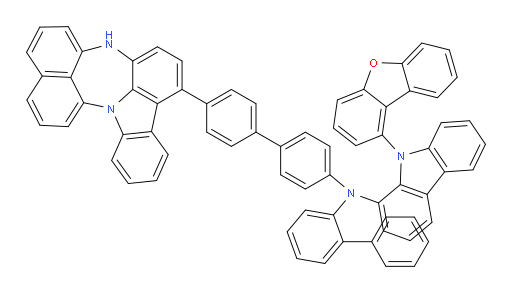 N-(4'-(4H-naphtho[1',8':5,6,7][1,4]diazepino[3,2,1-jk]carbazol-7-yl)-[1,1'-biphenyl]-4-yl)-N-([1,1'-biphenyl]-2-yl)-9-(dibenzo[b,d]furan-1-yl)-9H-carbazol-1-amine