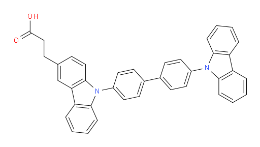 3-(9-(4'-(9H-carbazol-9-yl)-[1,1'-biphenyl]-4-yl)-9H-carbazol-3-yl)propanoic acid