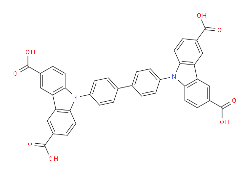 9,9'-([1,1'-biphenyl]-4,4'-diyl)bis(9H-carbazole-3,6-dicarboxylic acid)