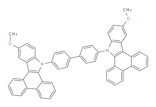 4,4'-bis(12-methoxy-9H-dibenzo[a,c]carbazol-9-yl)-1,1'-biphenyl