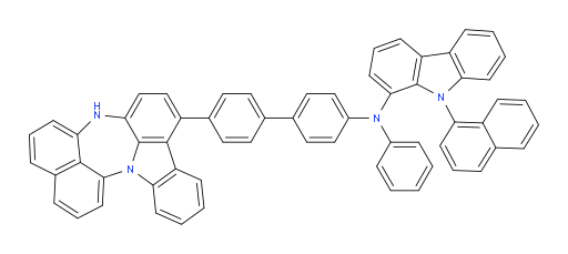 N-(4'-(4H-naphtho[1',8':5,6,7][1,4]diazepino[3,2,1-jk]carbazol-7-yl)-[1,1'-biphenyl]-4-yl)-9-(naphthalen-1-yl)-N-phenyl-9H-carbazol-1-amine