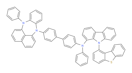 9-(dibenzo[b,d]thiophen-1-yl)-N-phenyl-N-(4'-(12-phenylbenzo[b]naphtho[1,8-ef][1,4]diazepin-7(12H)-yl)-[1,1'-biphenyl]-4-yl)-9H-carbazol-1-amine