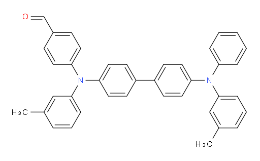 4-((4'-(phenyl(m-tolyl)amino)-[1,1'-biphenyl]-4-yl)(m-tolyl)amino)benzaldehyde