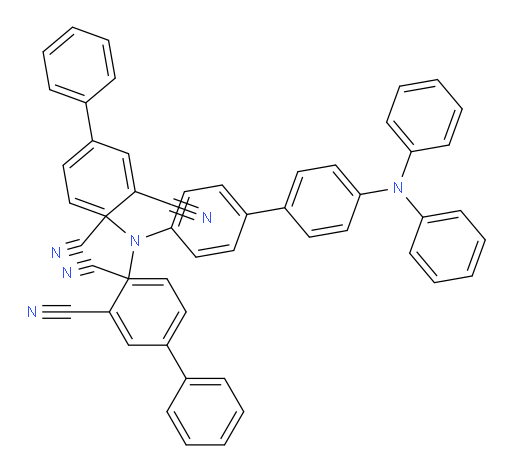 4',4'''-((4'-(diphenylamino)-[1,1'-biphenyl]-4-yl)azanediyl)bis([1,1'-biphenyl]-3,4-dicarbonitrile)