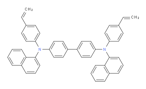 N4,N4'-di(naphthalen-1-yl)-N4,N4'-bis(4-vinylphenyl)-[1,1'-biphenyl]-4,4'-diamine