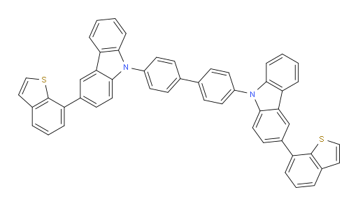 4,4'-bis(3-(benzo[b]thiophen-7-yl)-9H-carbazol-9-yl)-1,1'-biphenyl