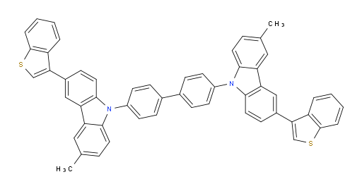 4,4'-bis(3-(benzo[b]thiophen-3-yl)-6-methyl-9H-carbazol-9-yl)-1,1'-biphenyl
