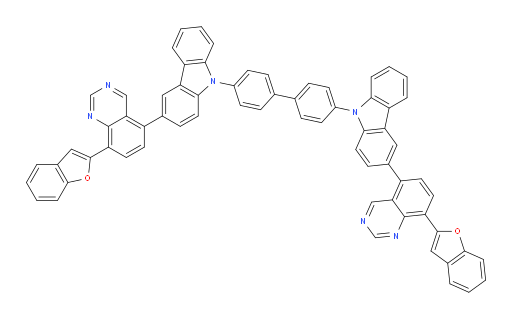 4,4'-bis(3-(8-(benzofuran-2-yl)quinazolin-5-yl)-9H-carbazol-9-yl)-1,1'-biphenyl