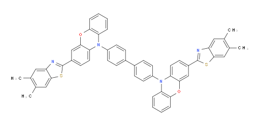 4,4'-bis(3-(5,6-dimethylbenzo[d]thiazol-2-yl)-10H-phenoxazin-10-yl)-1,1'-biphenyl