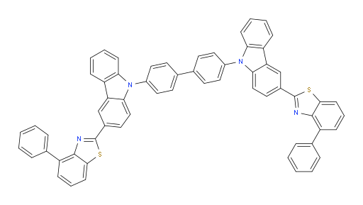 4,4'-bis(3-(4-phenylbenzo[d]thiazol-2-yl)-9H-carbazol-9-yl)-1,1'-biphenyl