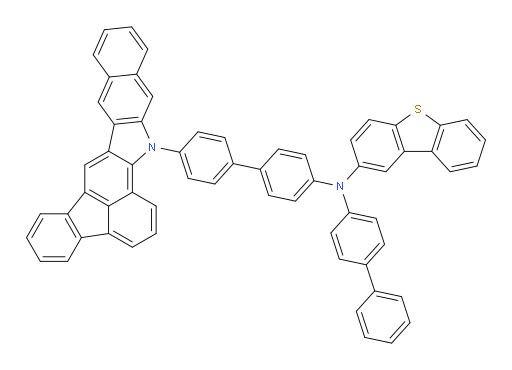 N-(4'-(15H-benzo[h]fluoreno[1,9-ab]carbazol-15-yl)-[1,1'-biphenyl]-4-yl)-N-([1,1'-biphenyl]-4-yl)dibenzo[b,d]thiophen-2-amine