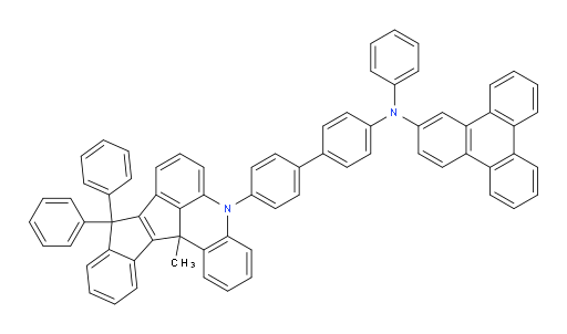 N-(4'-(13c-methyl-9,9-diphenyl-9,13c-dihydro-5H-benzo[4,5]pentaleno[1,2,3-kl]acridin-5-yl)-[1,1'-biphenyl]-4-yl)-N-phenyltriphenylen-2-amine